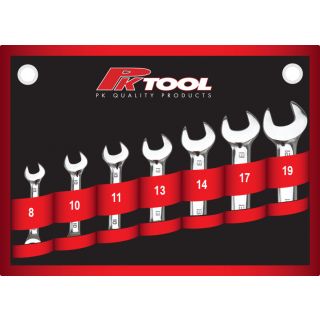 7PC - RATCHET SPANNER COMBO SET