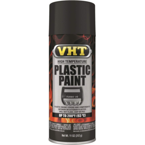 VHT F/PROOF PLASTIC PAINT BLACK